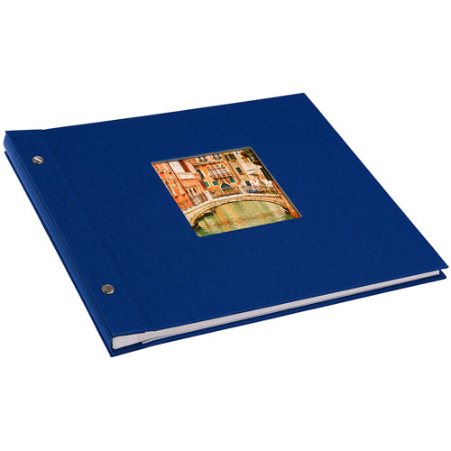 Goldbuch Bella Vista 30x25 cm, 40 witte pagina's, blauw, schroefalbum