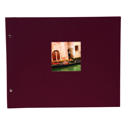 Goldbuch Bella Vista 39x31 cm, bordeaux, 40 witte pagina's, schroefalbum