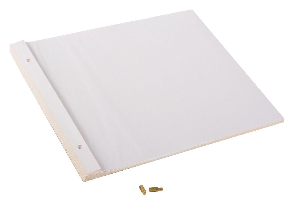 Goldbuch Navulblok 29x24 cm, 30 witte pagina's, voor Schroefalbums
