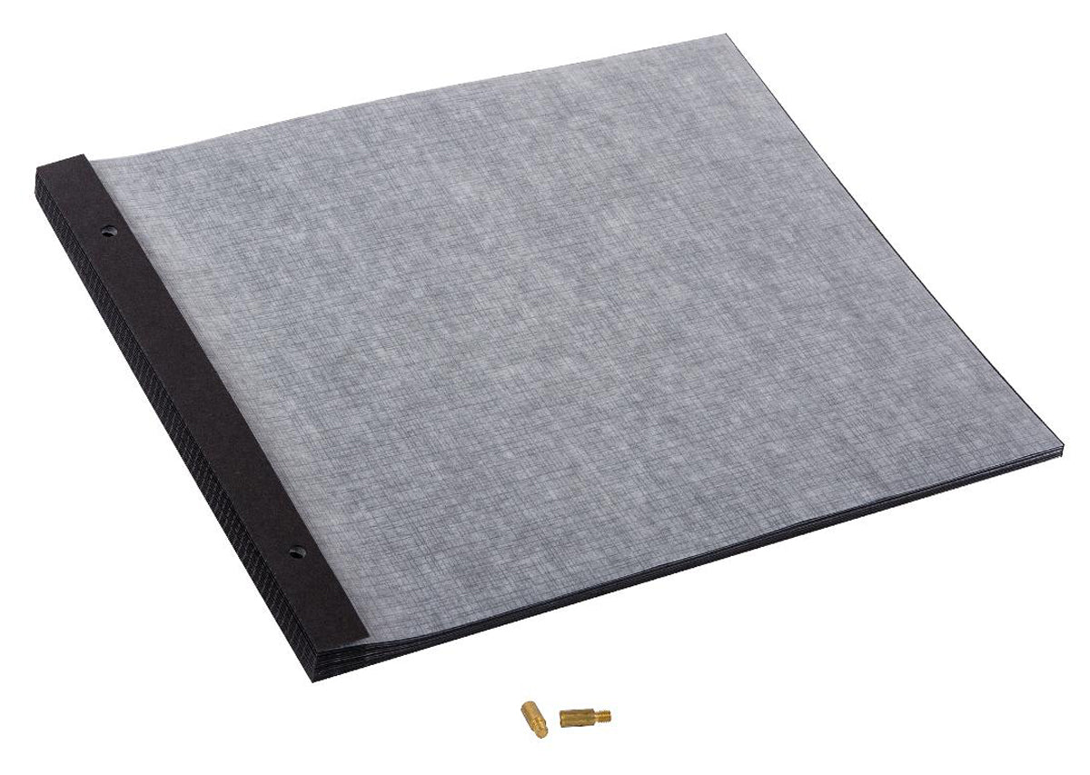 Goldbuch Navulblok 38x30 cm, 30 zwarte pagina's, voor Schroefalbums