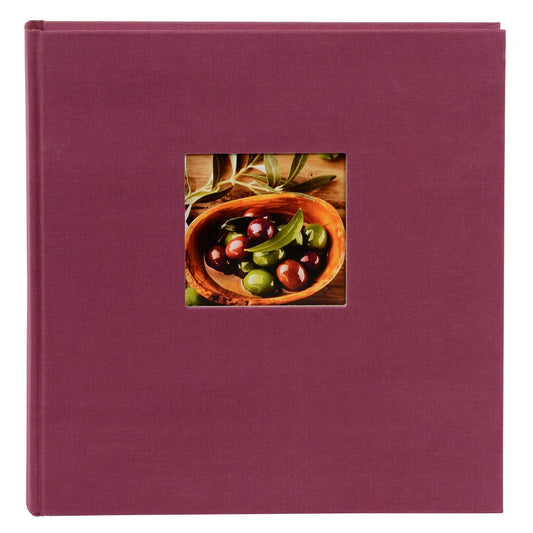 Goldbuch Bella Vista 30x31 cm, 60 witte pagina's, fuchsia, boekalbum