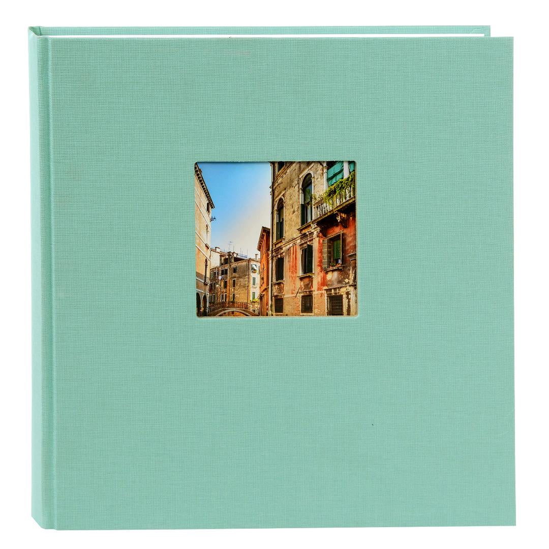 Goldbuch Bella Vista 30x31 cm, 60 witte pagina's, aqua, boekalbum