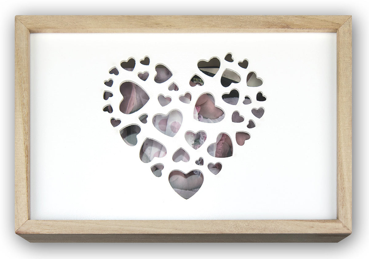 ZEP Love Box USB houten doos voor 13x18 cm foto's en een USB-stick