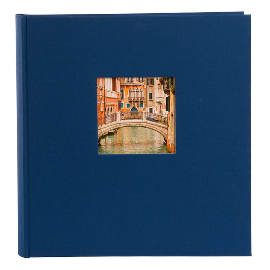 Goldbuch Bella Vista 30x31 cm, blauw, 100 witte pagina's, boekalbum