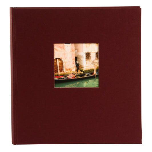 Goldbuch Bella Vista 30x31 cm, bordeaux, 100 witte pagina's, boekalbum