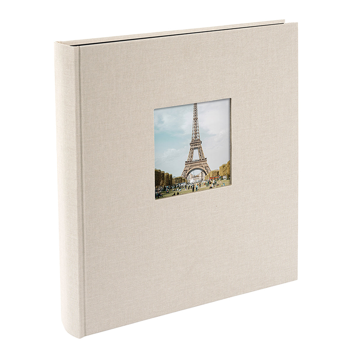 Goldbuch Bella Vista 30x31 cm, 60 zwart pagina's, zandgrijs, boekalbum