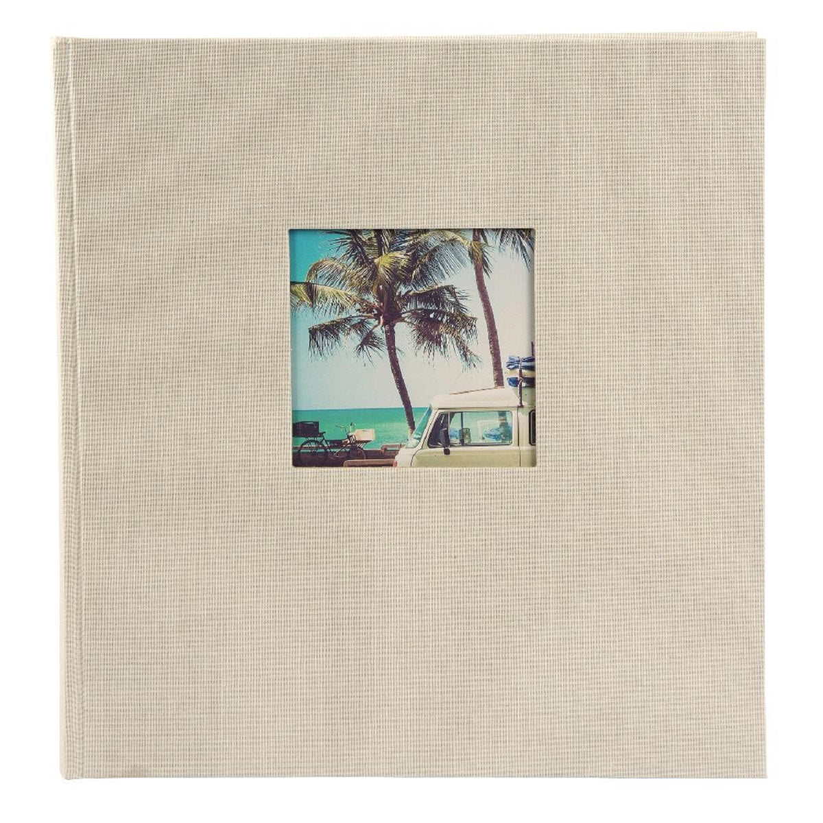 Goldbuch Bella Vista 30x31 cm, zandgrijs, 100 witte pagina's, boekalbum