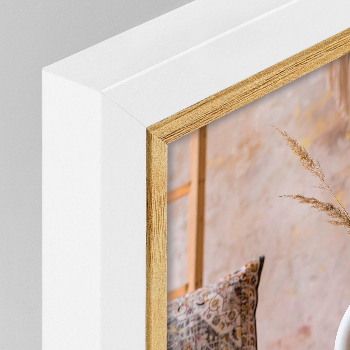 ZEP tafelfotolijst Ayas 2-voudig 10x15 cm in staand formaat, van hout