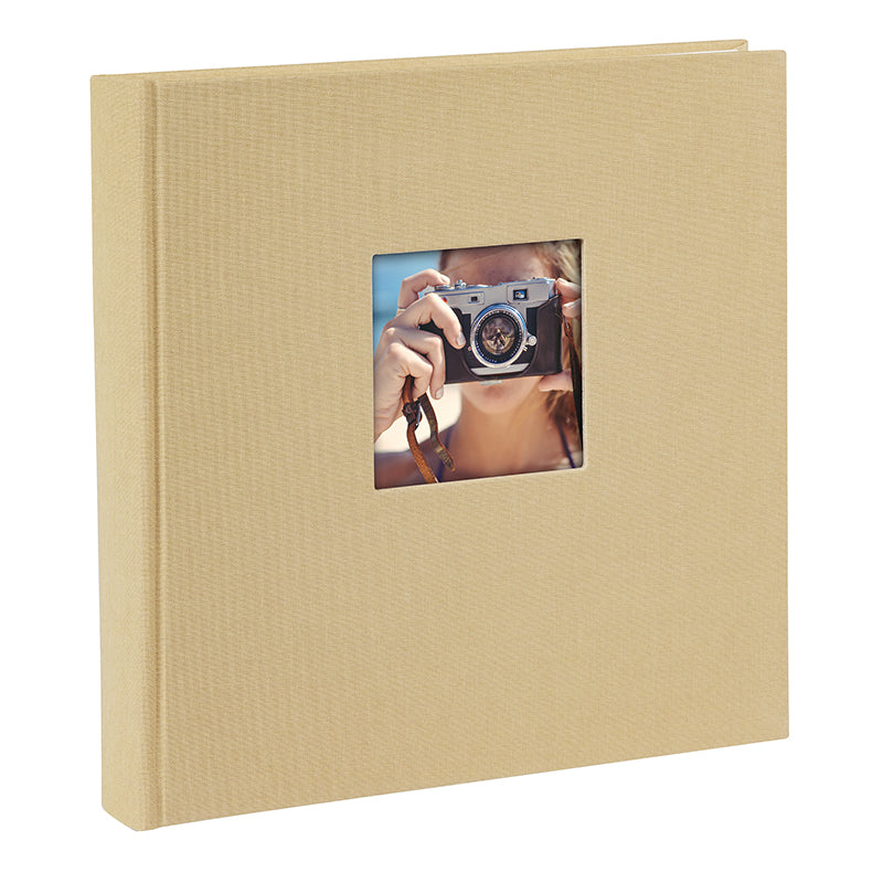 Goldbuch Bella Vista 25x25 cm beige, 60 witte pagina's, boekalbum