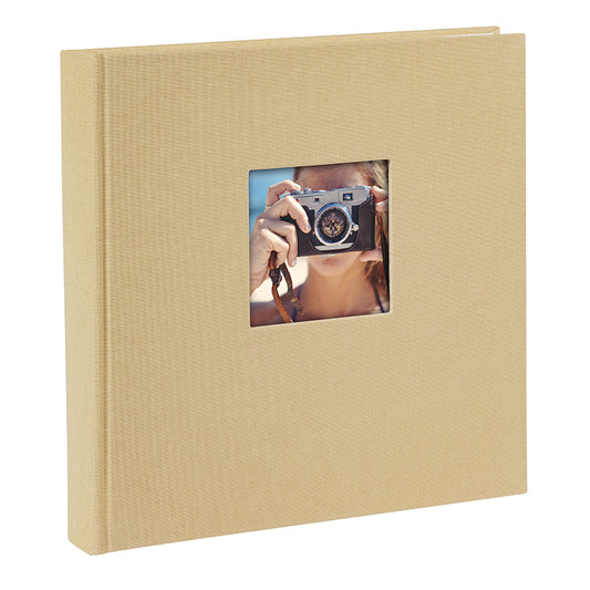 Goldbuch Bella Vista 25x25 cm beige, 60 witte pagina's, boekalbum