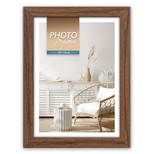 ZEP Vivian 8, 15x20cm walnoot houten fotolijst