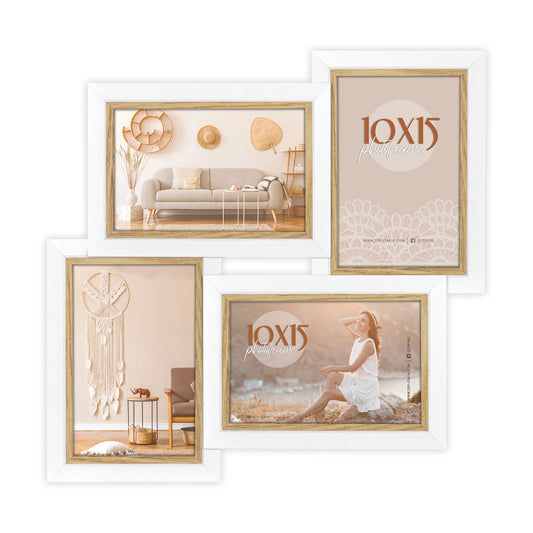 ZEP Ayas wandgalerij 4-voudig 10x15 cm, van hout