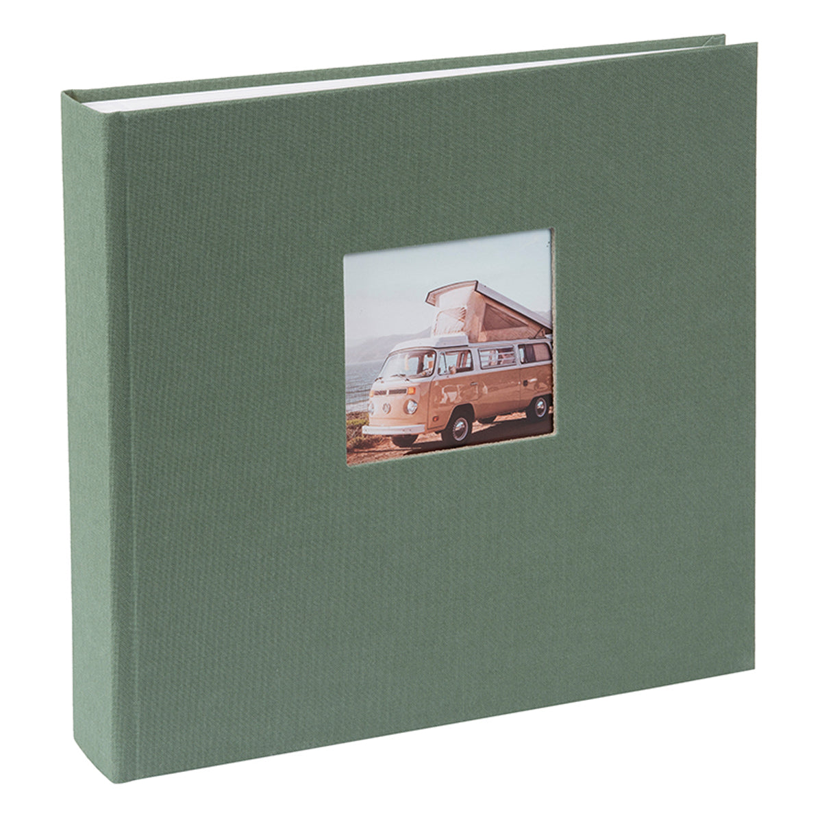 Goldbuch Bella Vista 25x25cm artisjokgroen 60 witte pagina's, boekalbum