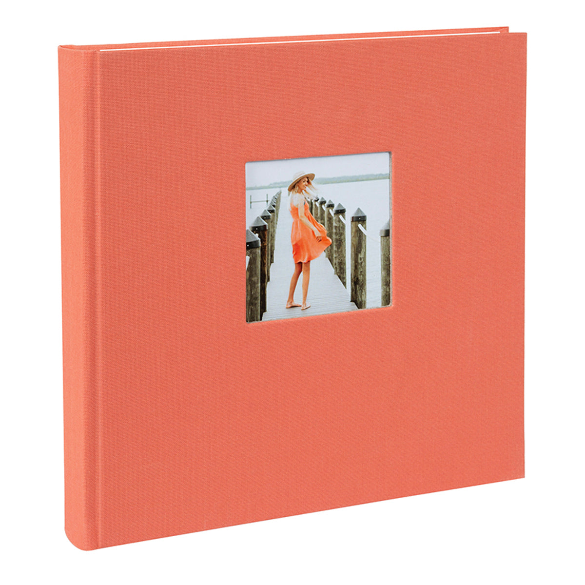 Goldbuch Bella Vista 25x25cm zalmroze, 60 witte pagina's, boekalbum