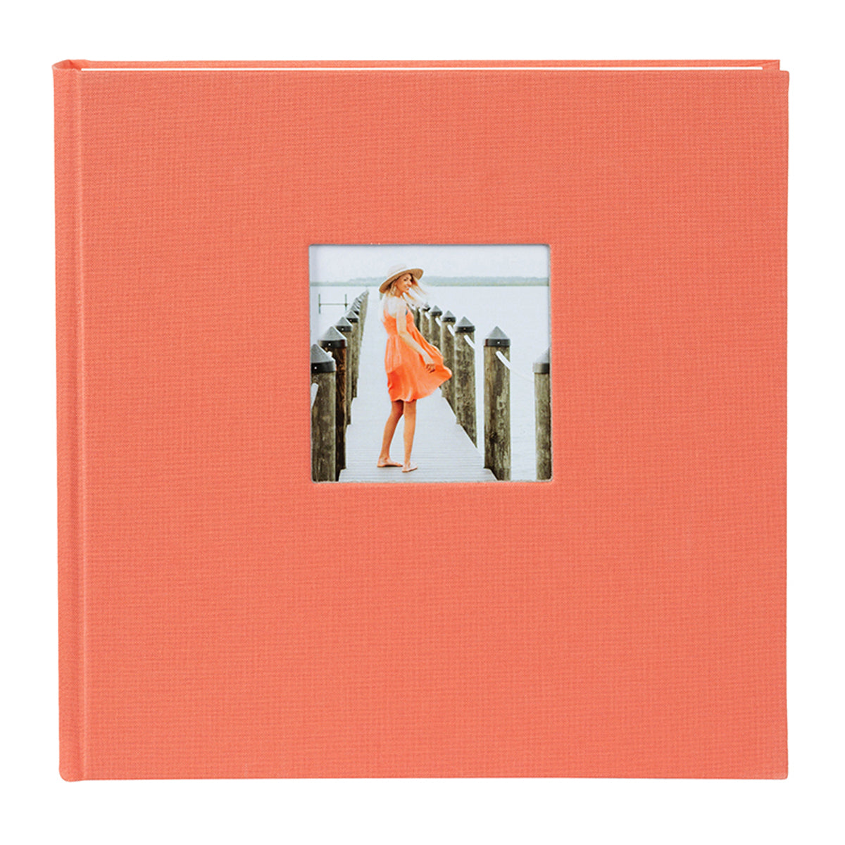 Goldbuch Bella Vista 25x25cm zalmroze, 60 witte pagina's, boekalbum
