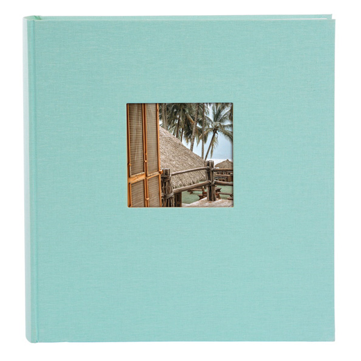 Goldbuch Bella Vista 30x31 cm, 100 witte pagina's, aqua, boekalbum