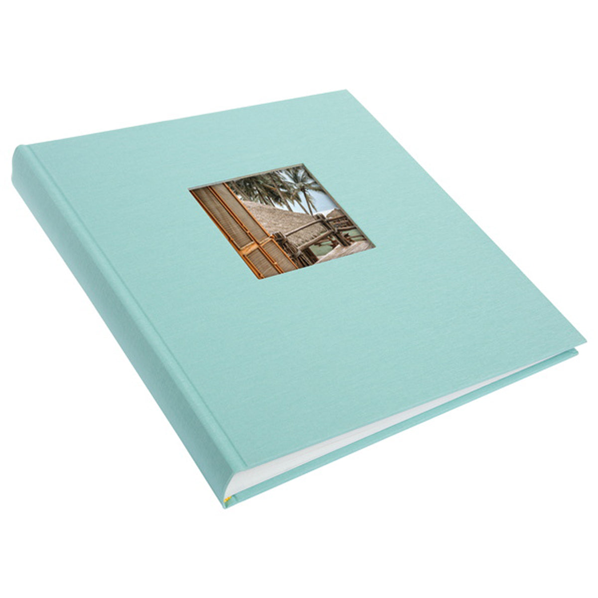 Goldbuch Bella Vista 30x31 cm, 100 witte pagina's, aqua, boekalbum