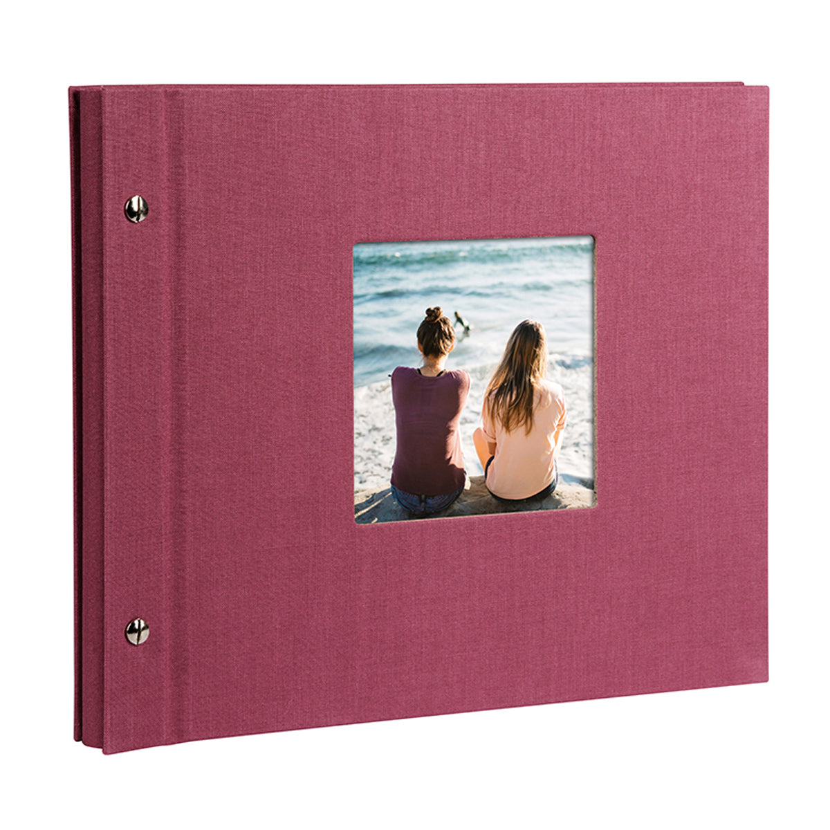 Goldbuch Bella Vista 30x25 cm, 40 witte pagina's, fuchsia, schroefalbum