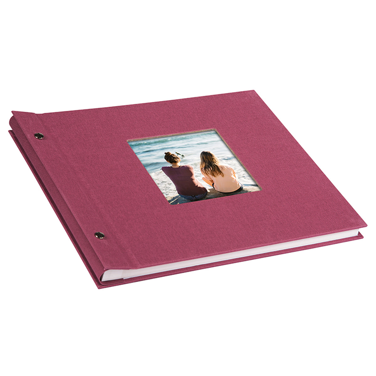 Goldbuch Bella Vista 30x25 cm, 40 witte pagina's, fuchsia, schroefalbum