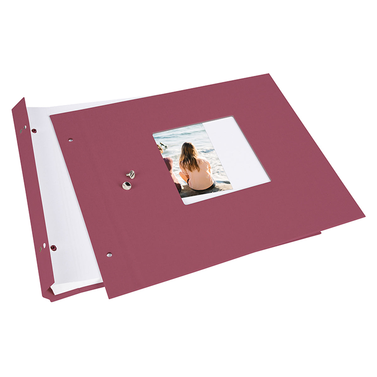 Goldbuch Bella Vista 30x25 cm, 40 witte pagina's, fuchsia, schroefalbum