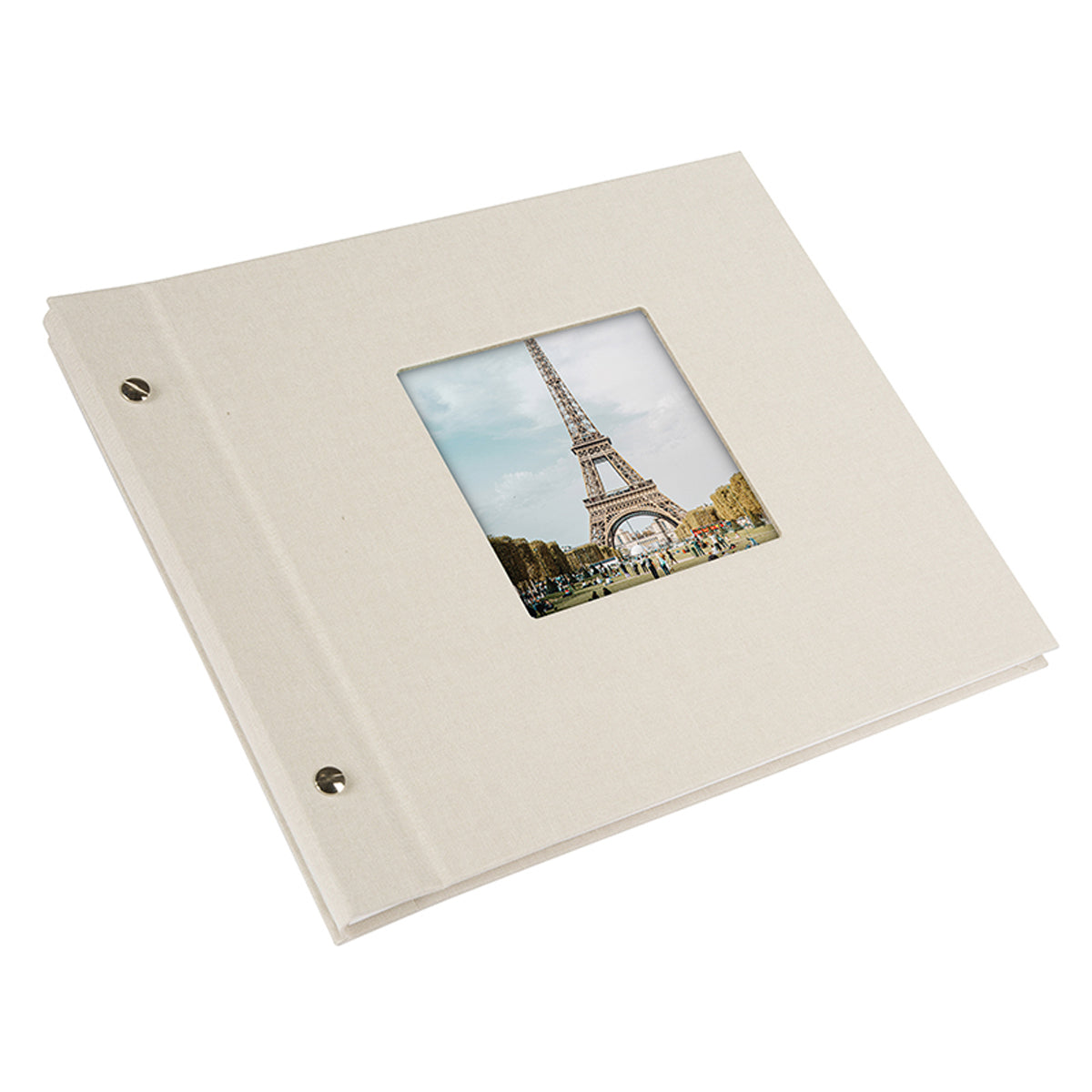 Goldbuch Bella Vista 30x25 cm, 40 witte pagina's, zandgrijs, schroefalbum