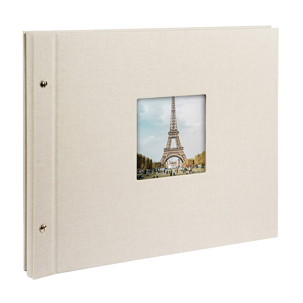 Goldbuch Bella Vista 39x31 cm, 40 witte pagina's, zandgrijs, schroefalbum