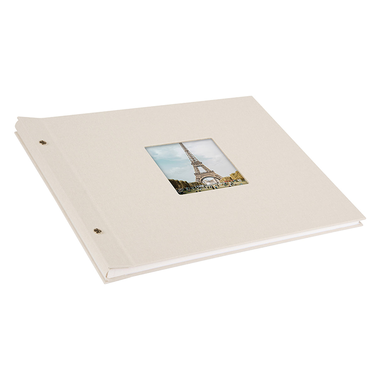 Goldbuch Bella Vista 39x31 cm, 40 witte pagina's, zandgrijs, schroefalbum