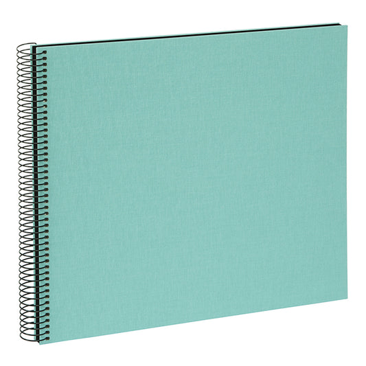 Goldbuch Bella Vista 35x30 cm, 40 zwarte pagina's, aqua, Spiraalbum