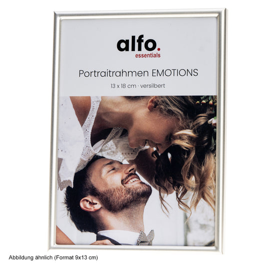 alfo. Emotions 9x13 cm zilver-mat portretlijst