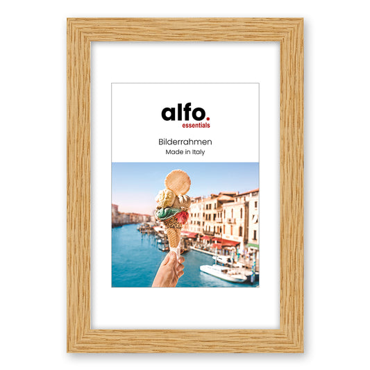 alfo. Vero 30x40 cm eiken, fotolijst van natuurlijk hout