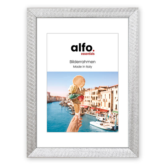 alfo. Gela 10x15 cm zilver, houten fotolijst