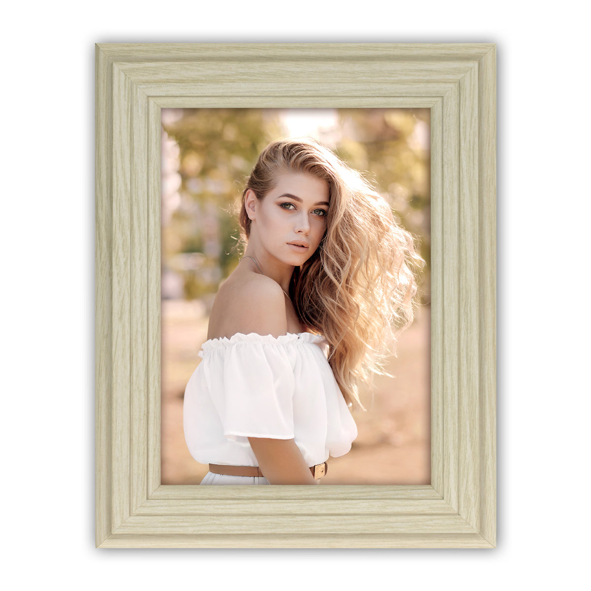 ZEP Valencia 13x18 cm, naturel, houten fotolijst om op te hangen en neer te zetten