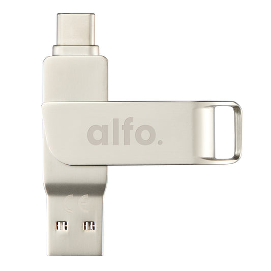 alfo. dubbele USB-stick 64 GB USB A/C