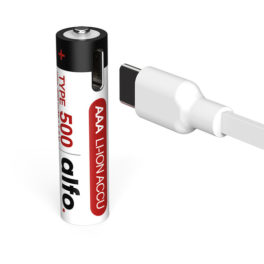 alfo. Li-Ion accu Micro AAA/LR03, verpakking van 4 (400mAh)