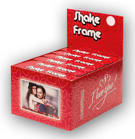 ZEP Shake Frame Heart 10x15 cm, 3D-fotolijst met rode hartjes