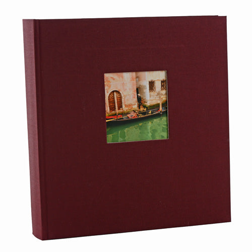 Goldbuch Bella Vista 25x25 cm bordeaux, 60 witte pagina's, boekalbum