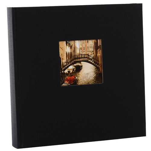 Goldbuch Bella Vista 30x31 cm, 60 witte pagina's, zwart, boekalbum