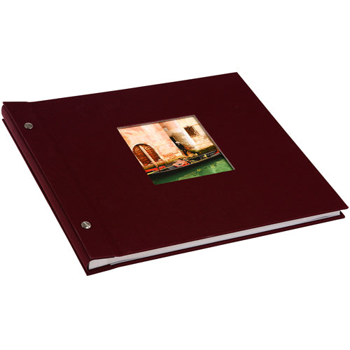 Goldbuch Bella Vista 30x25 cm, 40 witte pagina's, bordeaux, schroefalbum