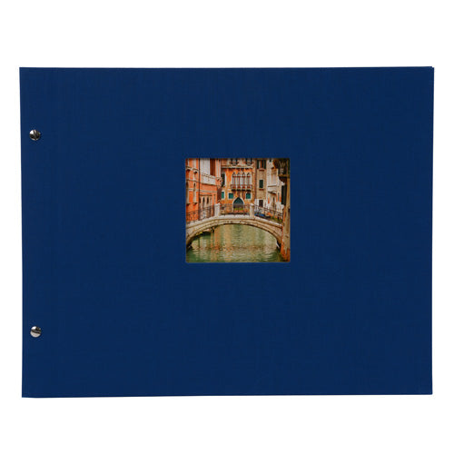 Goldbuch Bella Vista 39x31 cm, blauw, 40 witte pagina's, schroefalbum