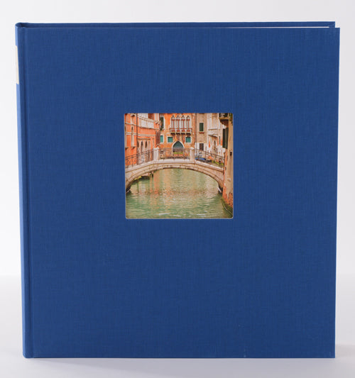 Goldbuch Bella Vista 25x25 cm blauw, 60 witte pagina's, boekalbum
