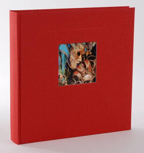 Goldbuch Bella Vista 30x31 cm, 60 witte pagina's, rood, boekalbum