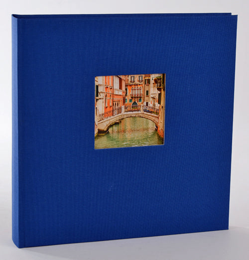Goldbuch Bella Vista 30x31 cm, 60 witte pagina's, blauw, boekalbum